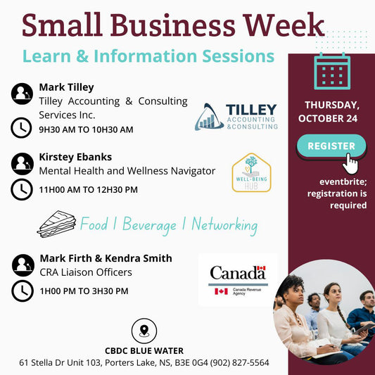 You are invited to our Small Business Week Event!